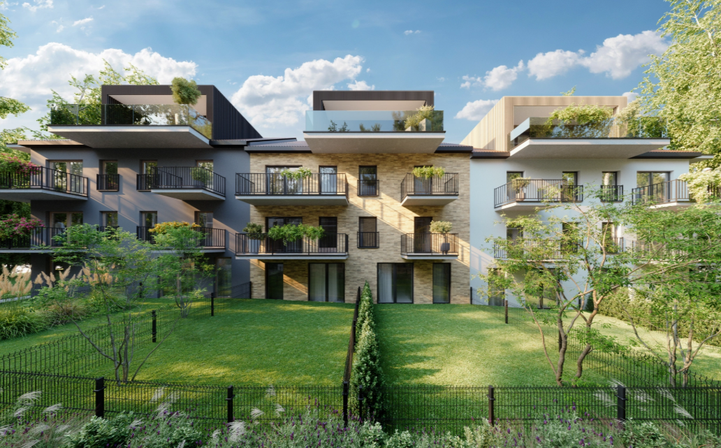 2 pokoje z ogrodem 45–56 m²